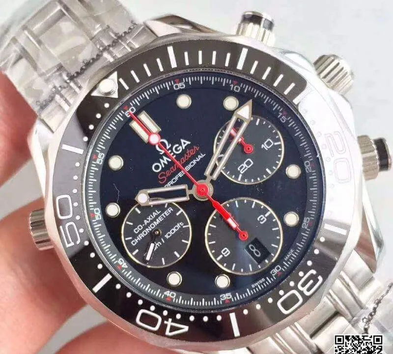 Omega Seamaster Diver Chronograph 212.30.44.50.01.001 1:1 Best Edition Replica Watch Swiss ETA7753